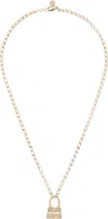 Jacquemus Gold 'the Chiquito' Necklace In 270 Light Gold