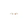 Jacquemus Women's Les Puces Golden Ball Cube Earring | 241jw7155845 In Gold