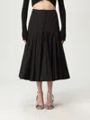Jacquemus Bandeau Long Skirt With Flowing Flounces