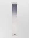 Jacquemus Gradient Scarf Fringed Edges In Gray