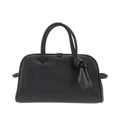 Jacquemus Grained Leather Small 'turismo' Bag In Black