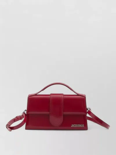 Jacquemus Grand Bambino Rectangular Crossbody Bag In Pink