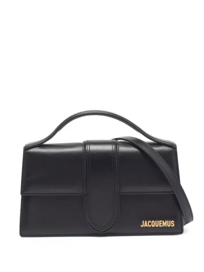 Pre-owned Jacquemus Grand Bambino Tote Bag In Black
