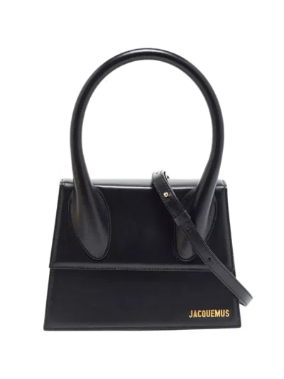 Pre-owned Jacquemus Grand Le Chiquito Tote Bag In Black