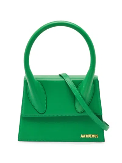 Pre-owned Jacquemus Grand Le Chiquito Tote Bag In Green