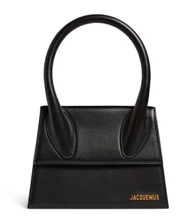 JACQUEMUS GRAND LEATHER LE CHIQUITO TOP-HANDLE BAG