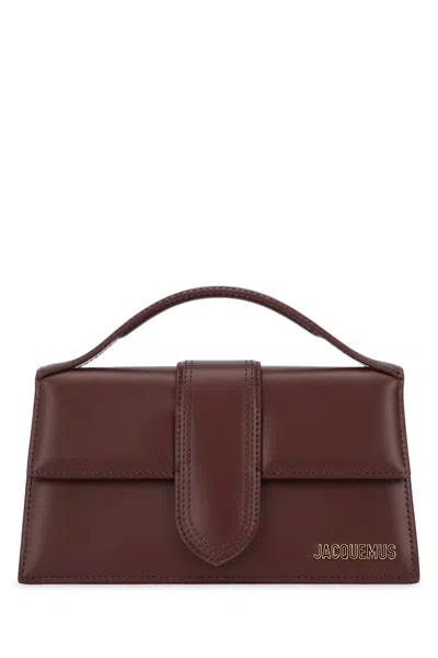 Jacquemus Grand Mini Shoulder Bag In Brown