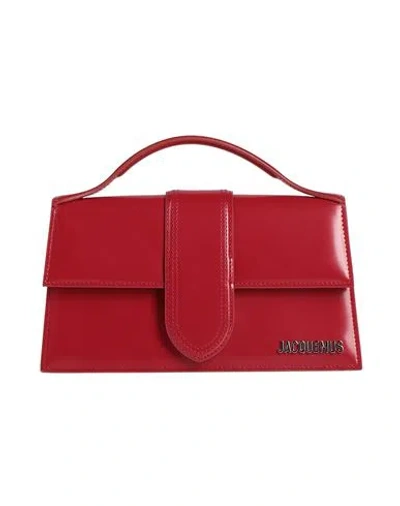 Jacquemus Grande Bambino Woman Handbag Red Size - Leather