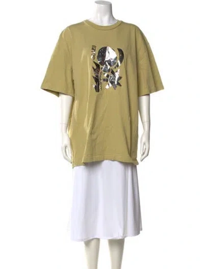 Pre-owned Jacquemus Graphic Print Crew Neck T-shirt In Green