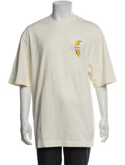 Pre-owned Jacquemus Graphic Print Crew Neck T-shirt W/ Tags In Neutrals