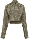 Jacquemus Graphic-print Shirt In Green