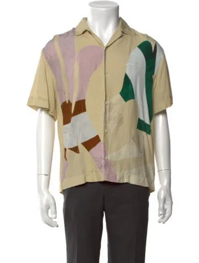 Pre-owned Jacquemus Graphic Print Short Sleeve Shirt In Neutral
