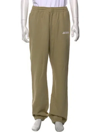 Pre-owned Jacquemus Graphic Print Sweatpants In Neutral
