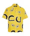 Jacquemus La Chemise Jean Monogramme Black Yellow In Yellow