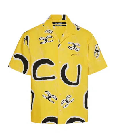 Jacquemus Jean Bowling Shirt For Men In Yellow
