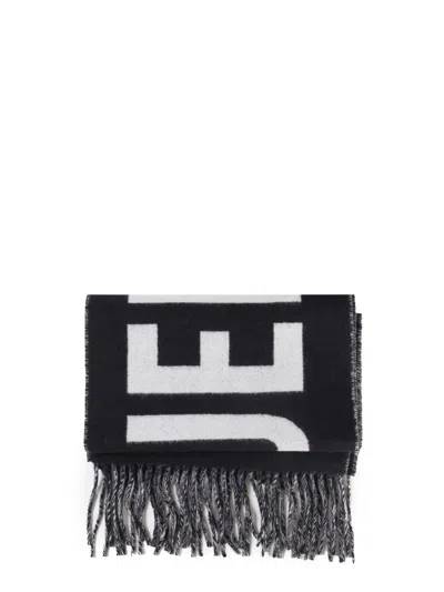 JACQUEMUS JACQUEMUS GRAPHIC WOOL FRINGE SCARF