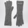 Jacquemus Les Gants Gros Grain Alpaca Blend Gloves In Gray