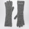 Jacquemus Les Gants Gros Grain Alpaca Blend Gloves In Gray