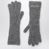 Jacquemus Les Gants Gros Grain Alpaca Blend Gloves In Gray