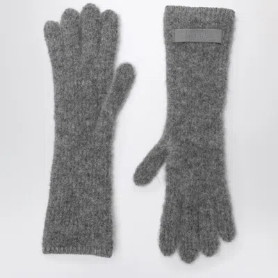 JACQUEMUS JACQUEMUS GRAY GLOVES