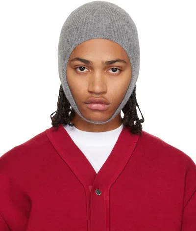 Jacquemus Gray La Casa 'the Gros Grain' Beanie