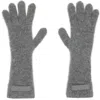 Jacquemus Les Gants Gros Grain Alpaca Blend Gloves In Gray