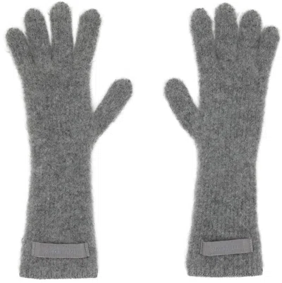 Jacquemus Gray La Casa 'the Gros Grain' Gloves