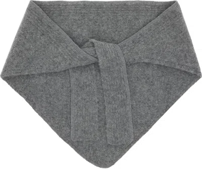 Jacquemus Gray La Casa 'the Gros Grain' Shawl Scarf