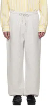 Jacquemus Gray La Croisière 'the Torneo' Sweatpants In 9cm Athletic Club Gr
