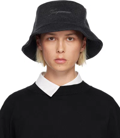 Jacquemus Gray 'the Cachemiro' Bucket Hat