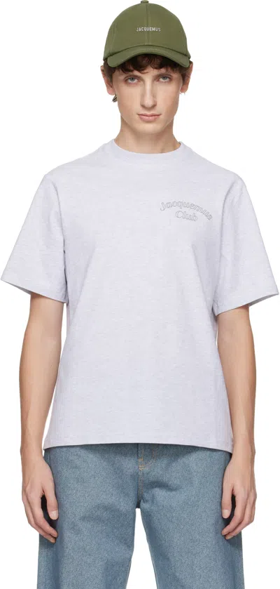 Jacquemus The Club Crew Neck T-shirt In White