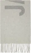 Jacquemus Gray 'the ' Scarf In 950 Grey