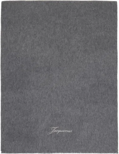 Jacquemus Gray 'the Tailleur' Scarf