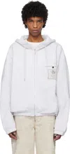 Jacquemus Le Hoodie Torneo Club Logo Patch Cotton Hoodie In 9cm Athletic Club Gr