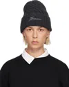 Jacquemus Gray 'the Tourni' Beanie