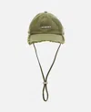 Jacquemus La Casquette Artichaut Accessories In Green