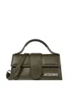 Jacquemus The Bambino Top-handle Leather Tote Bag In Green