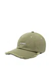 Jacquemus Artichoke Cap Eyelet Vents Frayed Brim In Green