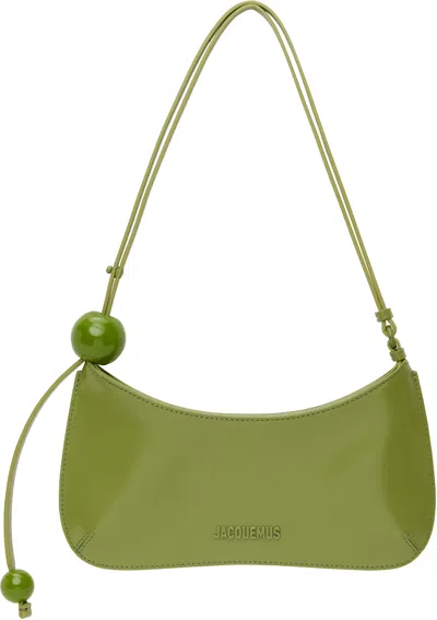 Jacquemus Green La Croisière 'the Bisou Perle' Bag In 550 Green