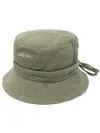 Jacquemus Le Bob Gadjo Bucket Hat In Green