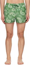 Jacquemus Le Maillot Pingo In 5cq Print Pop Green