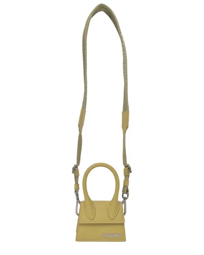 Jacquemus Green Leather Le Chiquito Homme Bag (authentic Pre-loved)
