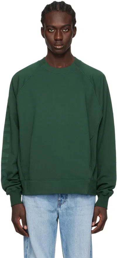 JACQUEMUS GREEN LES CLASSIQUES 'LE SWEATSHIRT TYPO' SWEATSHIRT