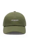 Jacquemus Men La Casquette Gadjo Cap In Green