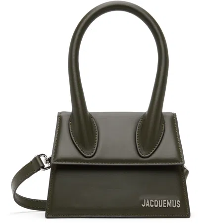 Jacquemus Green 'the Medium Chiquito' Bag