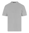 Jacquemus Grey Cotton Solid T-shirt In Gray