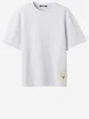 Jacquemus Grey Cotton T-shirt In Grey