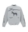 Jacquemus Grey Crew Neck Sweatshirt In Grey