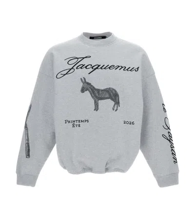 Jacquemus Grey Crew Neck Sweatshirt