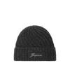 Jacquemus Ribbed Beanie Hat In Black